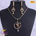 نیم ست گرد فرشته آویز اشکی ژوپینگ | xp 464/1