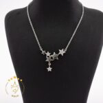 گردنبند نقره طرح ستاره  | H 441