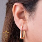 گوشواره طرح مستطیلی | XP 192