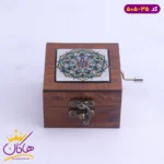 موزیک باکس چوبی کاشی سبز | 505/35