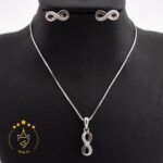 نیم ست نقره طرح بینهایت | HG 316