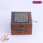 جعبه موزیکال طرح گل رنگ کرم | 505/6