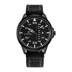 ساعت مچی مردانه نیوی فورس بند چرم مشکی 2-9074