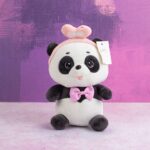 عروسک خرس پاندای دخترانه نانویی | کد 218/13