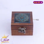 جعبه موزیکال طرح گل کوکب آبی | 505/44