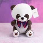 عروسک خرس پاندا پاپیونی | کد 222/1