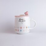 ماگ سرامیکی طرح قلب کد 3689