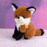 عروسک سگ قهوه ای نانویی | کد 41171