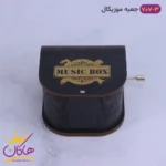 موزیک باکس چوبی قهوه ای مدرن | کد 707/3