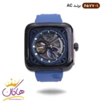 ساعت مردانه ای سی سورمه ای اتومات صفحه مربعی | 6577/1