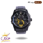 ساعت مردانه الکساندر فلزی تمام مشکی | 6607/1