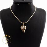 گردنبند آویز قلب و حلقه نشان نگین دار ژوپینگ | XUPING Xip 511 