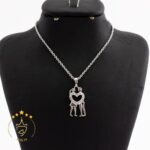 گردنبند آویز عاشقانه قلب نقره ای ژوپینگ | XUPING Xip 535/1