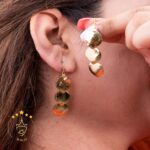 گوشواره طرح برگ | VN 2