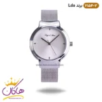 ساعت زنانه ال دی ای بند حصیری نقره ای 2154/2| لویجی د آنا LDA