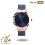 ساعت زنانه ال دی ای بند حصیری سورمه ای 2154/4 | لویجی د آنا LDA