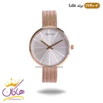 ساعت زنانه ال دی ای بند حصیری رزگلد 2240/2 | لویجی د آنا LDA