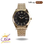 ساعت ال دی ای طلایی صفحه مشکی 2333/2 | لویجی د آنا LDA