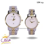 ساعت ست بند فلزی ال دی ای نقره ای طلایی کد 2340 و 2341