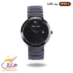 ساعت ال دی ای تمام مشکی تک نگین کد 2346/1 | لویجی د آنا LDA