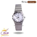 ساعت اومگا کانسلکشن نقره ای صفحه سفید | 90912815/3