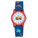 ساعت پسرانه کیو اند کیو طرح اتوبوس مدل Q&Q) VR99J019Y)