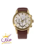 ساعت کوبل کرنوگراف بند چرمی قهوه ای اورجینال | 6100/7 COBEL