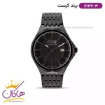 ساعت مچی مردانه کرست تمام مشکی فلزی 6132/3