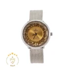 ساعت زنانه داتیس بند حصیری نقره ای | DATIS 8350-1