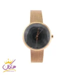 ساعت مچی زنانه داتیس بند حصیری رزگلد | DATIS 8403