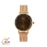 ساعت زنانه داتیس بند حصیری رزگلد 8439/2