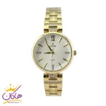 ساعت داتیس زنانه طلایی صفحه سفید 8517/1