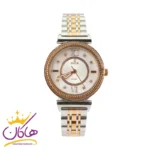 ساعت داتیس زنانه نقره ای رزگلد صفحه سفید 8554/13