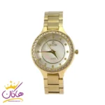 ساعت داتیس زنانه طلایی قاب نگین دار 8555/1