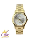 ساعت فلزی زنانه داتیس طلایی صفحه صدفی 8560/1