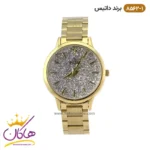 ساعت زنانه داتیس طلایی صفحه شاین 8562/1