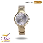 ساعت مچی زنانه داتیس طلایی صفحه سفید 8563/1