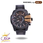 ساعت دیزل شاخدار تمام مشکی | کد 555/8