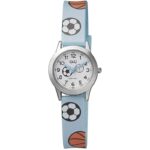 ساعت پسرانه کیو اند کیو طرح توپ مدل Q&Q) QC29J344Y)