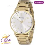 ساعت مچی مردانه فروچی تمام طلایی صفحه سفید 12827M.03