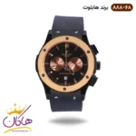 ساعت هابلوت مردانه کرنوگراف صفحه مشکی قاب رزگلد 888/68