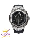 ساعت مردانه هابلوت فضایی فول نگین نقره ای G149