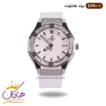 ساعت هابلوت زنانه کرنوگراف سفید دور نگین صفحه سفید کد 460/1 L