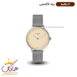 ساعت مچی زنانه لاکسمی بند حصیری نقره ای 2-8091