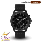 ساعت مچی مردانه لاکسمی بند چرم مشکی مدل 1-8100