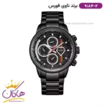 ساعت مچی مردانه نیوی فورس فلزی مشکی فول دیت 9184/2