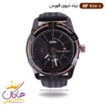 ساعت نیوی فورس مردانه بند چرمی مشکی کد 9117/1