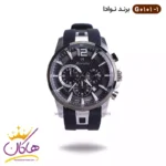 ساعت مردانه نوادا بند رابر قاب استیل | G 0101/1