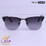 عینک آفتابی اوگا نیم فریم مشکی آبی اورجینال کد 8004 | OGA