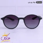 عینک ریبن مشکی شیشه گرد اورجینال 7505